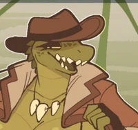 Hallie the alligator