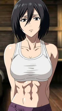 Gym Mikasa ackerman