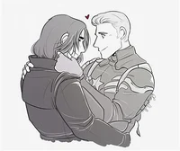 -Bucky and Steve-