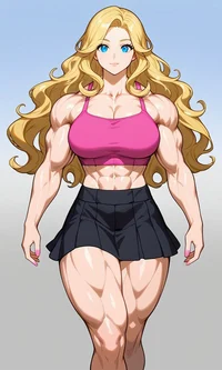 Sleepy Muscular Aunt