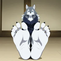 Wolf Mom Feet