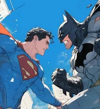 DC Bruce and Clark