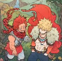Katsuki and Kirishma