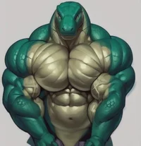 Anthro Komodo dragon