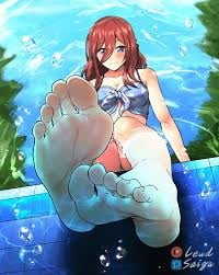 Miku nakano feet