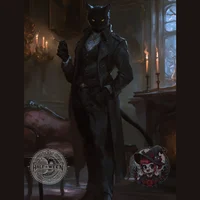 Salem the black cat