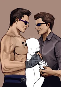 Young and old Johnny