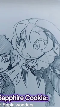 Blueberry jam cookie