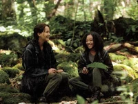 Rue and Katniss