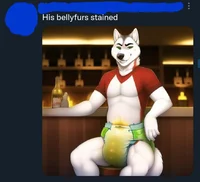 A Diapered Wolf Dude