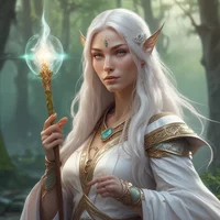 Elven mage teacher 