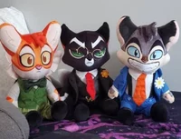 Lackadaisy plushies
