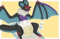 A diapered Noivern