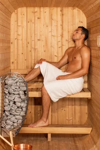 Tranced Sauna Man