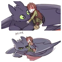 Hiccup X toothless