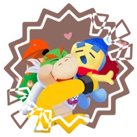 Buddy and Bowser Jr