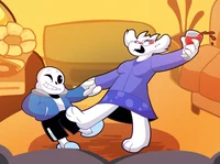 Sans and Toriel 
