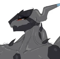 Female Zekrom anthro