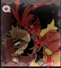 Burning spice cookie