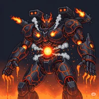 Giant Fire Robot