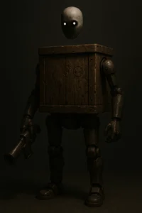 Wooden Box Man