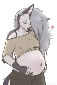 Pregnant Loona