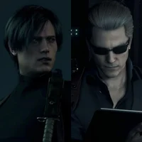 Leon and Wesker