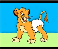 Diapered Simba