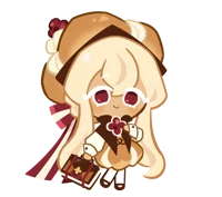 Caramel choux cookie