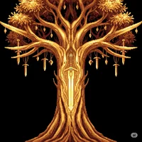 Golden Blade Tree