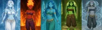 Elemental goddesses 