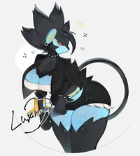 Fem luxray anthro