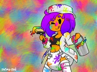 Diapered Painter Val