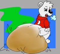 A Diapered Icee Bear