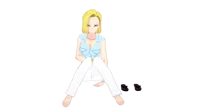 Feet dere Android 18