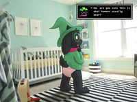 A Diapered Ralsei