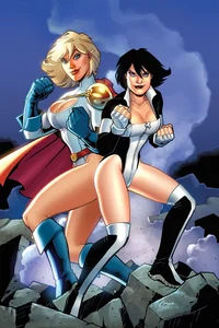 Powergirl and Terra