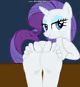 Rarity feet