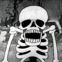 Scary skeleton