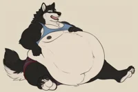 Fat Husky Dad