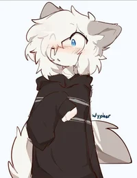 Furry femboy dog