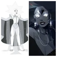 Black and white gems