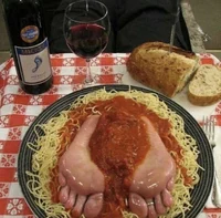 Feet food 