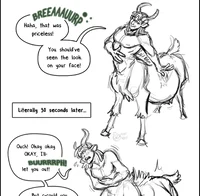 Mischievous centaur