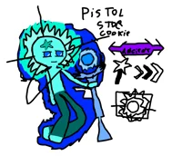 Pistol star Cookie