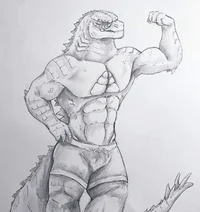Anthro evo Godzilla