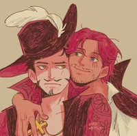 Mihawk and Shanks