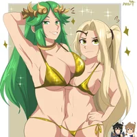 Palutena and Viridi