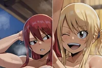 Erza y Lucy