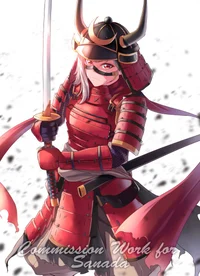 Female Red Samurai